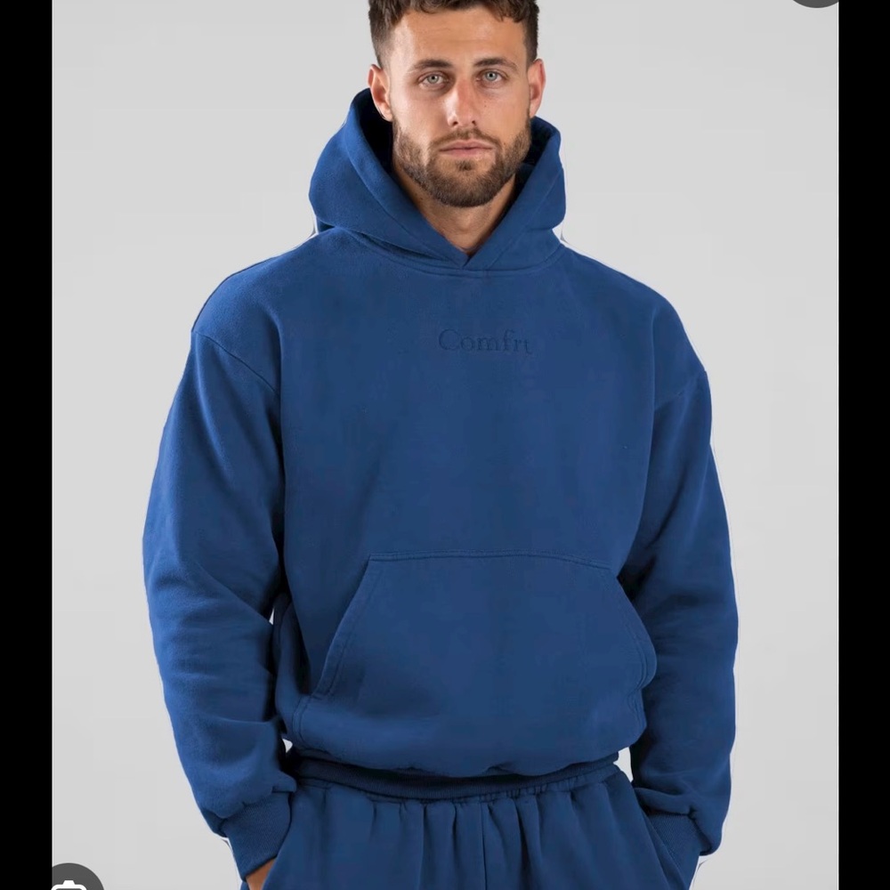 Comfrt minimalist Pacific Blue bundle. 
Sweatpants and hoodie